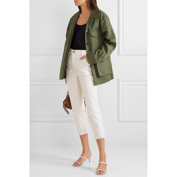 Frame Denim Denim - Frame Carpenter Crop Skinny Jeans in Ivory